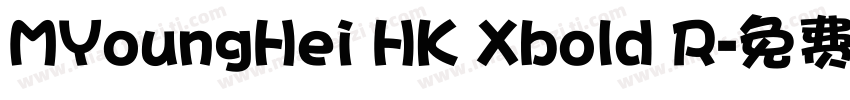 MYoungHei HK Xbold R字体转换